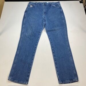 Pointer Brand Mens Carpenter Jeans 40x34 Blue Denim Made in USA Vintage